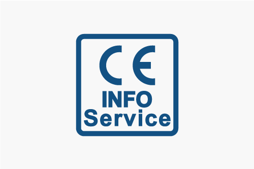 Quadratisches Logo des CE-InfoService