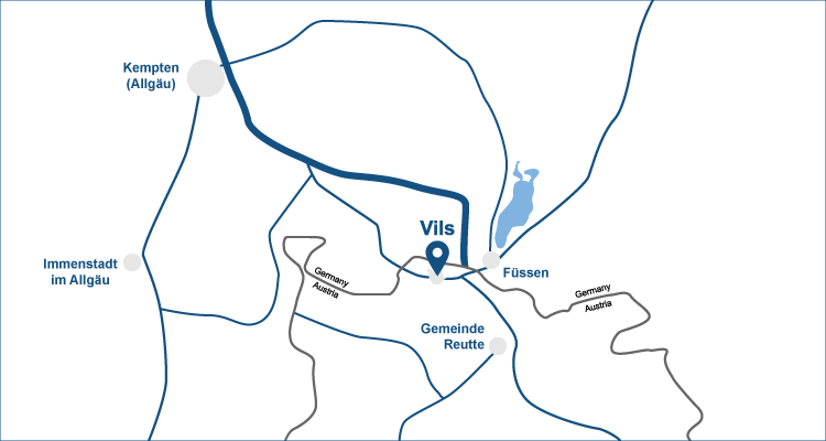 Map of Vils in Austria