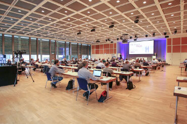 Vorschaubild vom Saal der CE-Praxistage 2021