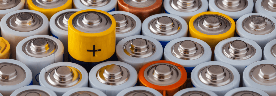 Aufnahme zahlreicher Batterien