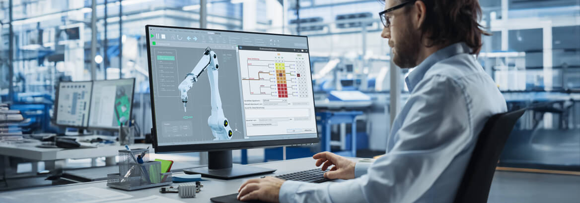 Mitarbeiter macht eine Risikobeurteilung in Safexpert