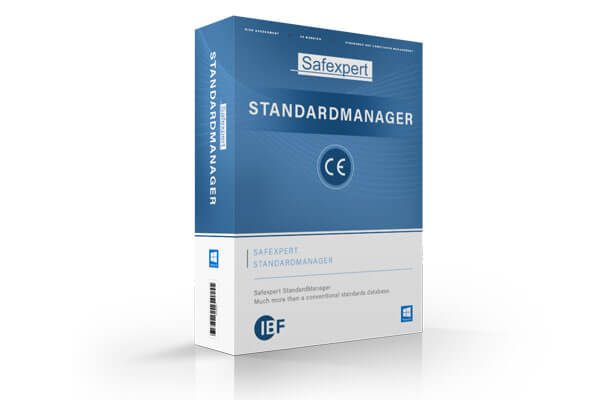 Graphical representation of the Safexpert StandardsManager as a software module