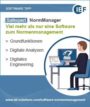 Werbeanzeige für den Safexpert-NormManager