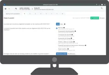 Nouveau règlement machines - Assistance par Safexpert 9.1