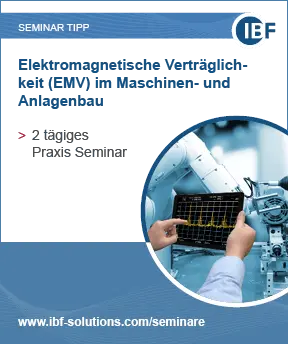 Hinweisbild Anzeige elektromagnetische Verträglichkeit