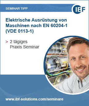 Hinweisbild zum Seminar elektrische Ausrüstung EN 60204-1