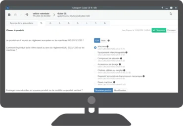 Nouveau règlement machines - Assistance par Safexpert 9.1