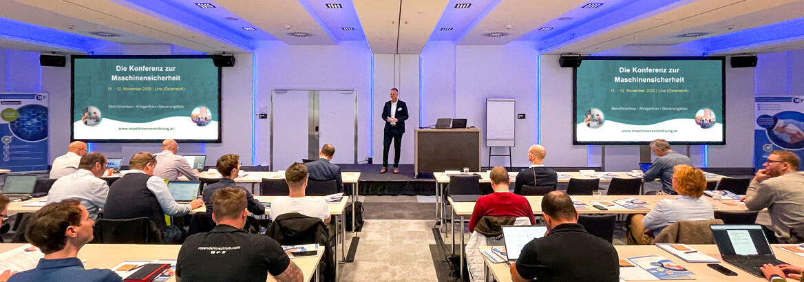 Eröffnung der Konferenz Maschinensicherheit in Linz 2025