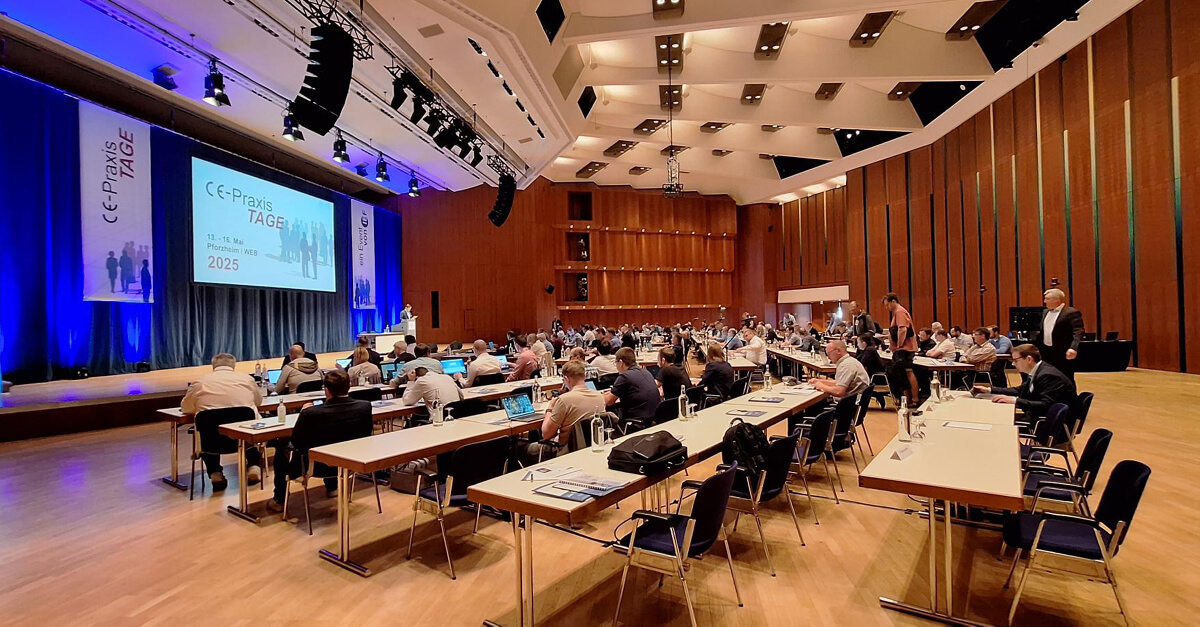 Aufnahme des Plenums auf den CE-PraxisTagen 2025
