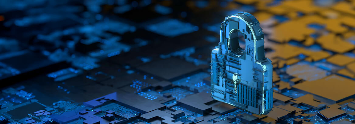 Aufnahme eines digitalen Sicherheitsschlosses