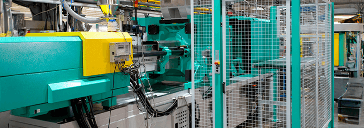 Aufnahme einer Spritzgießmaschine