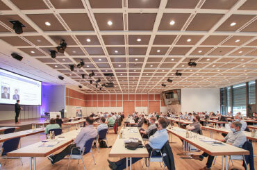 Aufnahme von Teilnehmern und Redner auf den CE-Praxistagen