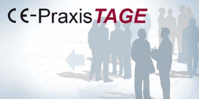 Werbeplakat der CE-Praxistage 