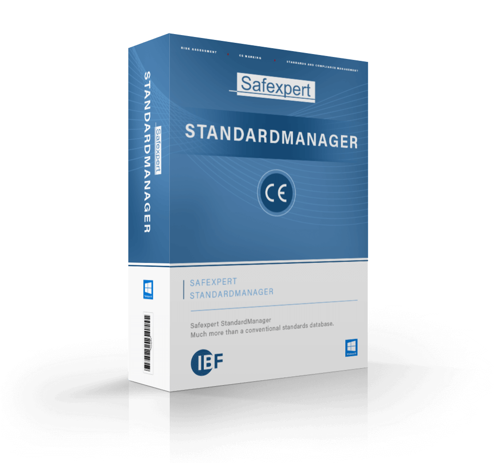 Graphical representation of the Safexpert StandardsManager module